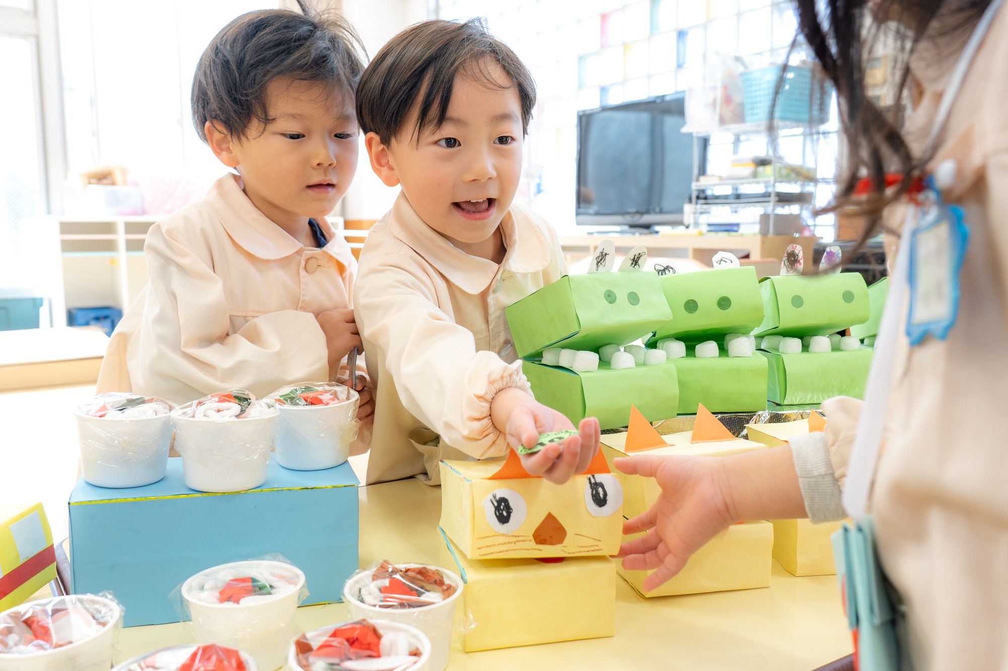 写真：お店やさんごっこ